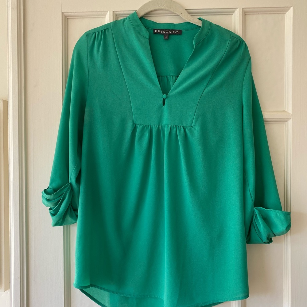 Britton Ivy Green Blouse